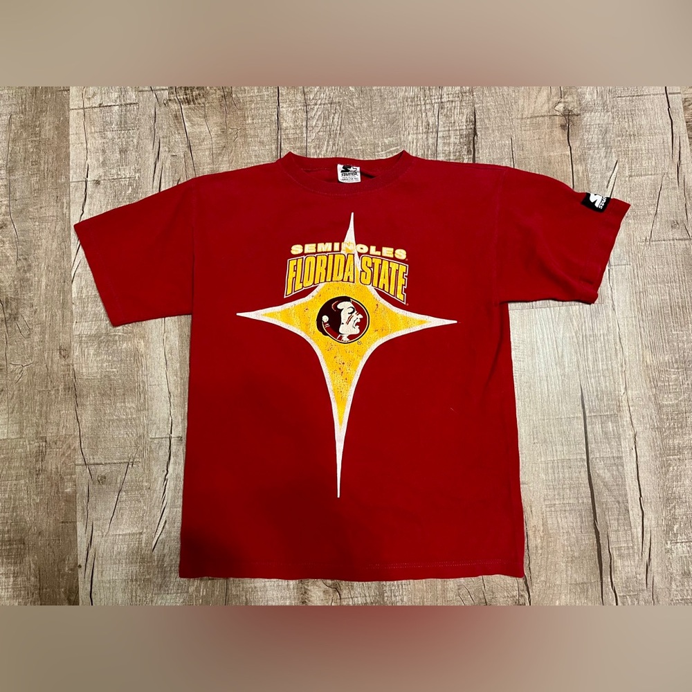 ❤️💛 Vintage Starter Florida State Seminoles Tee – Youth L 14–16